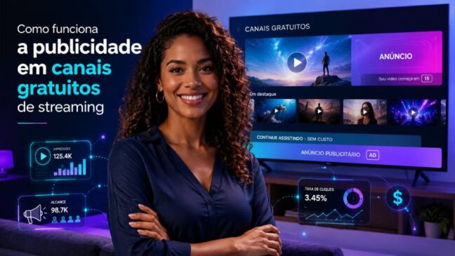 Como funciona a publicidade em canais gratuitos de streaming