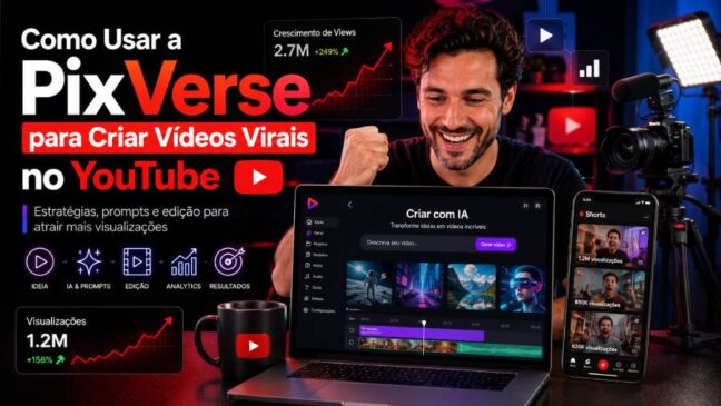 Como Usar a PixVerse para Criar Vídeos Virais no YouTube