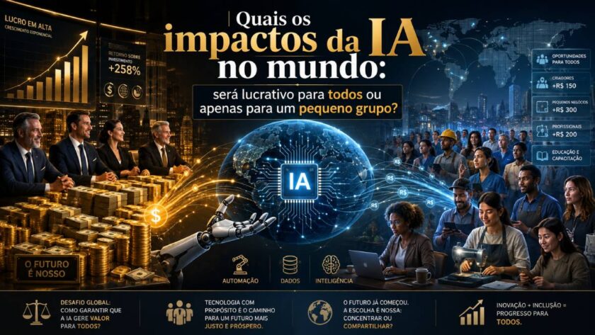 A inteligência artificial promete transformar empregos, empresas e economias.