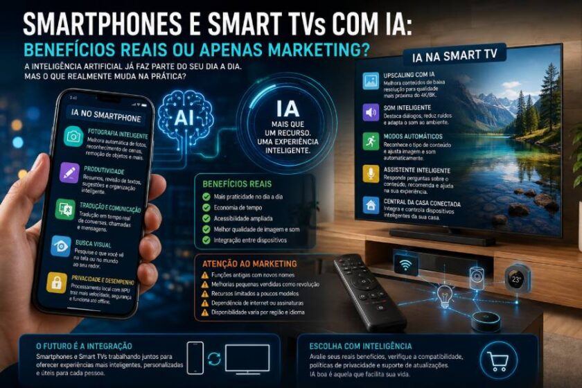 Descubra o que a inteligência artificial realmente faz em smartphones e Smart TVs.