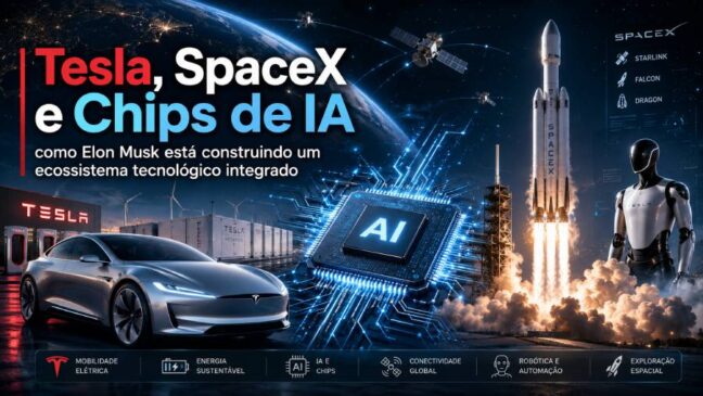 Tesla, SpaceX e Chips de IA: como Elon Musk está construindo um ecossistema tecnológico integrado