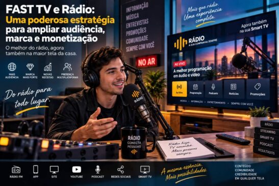 FAST TV e Rádio: Uma poderosa estratégia para ampliar audiência, marca e monetização