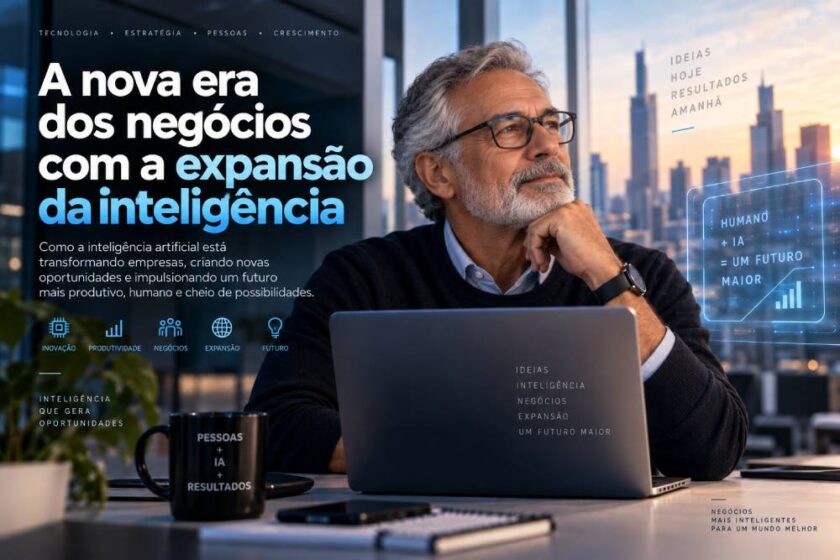 A inteligência está se expandindo para dentro das empresas. Entenda como IA, agentes e automação estão transformando negócios, produtividade, estratégia e crescimento.