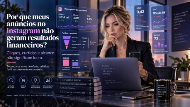 Por que meus anúncios no Instagram não geram resultados financeiros?