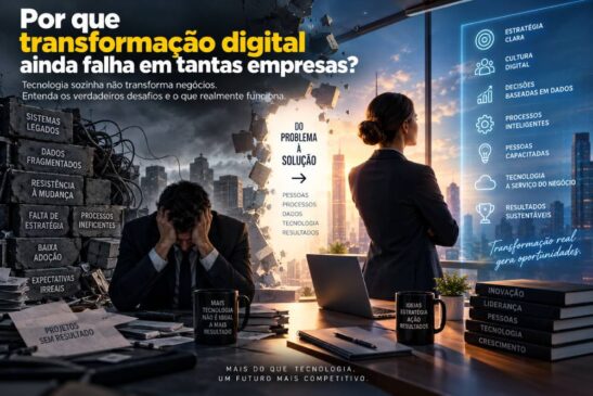 Por que transformação digital ainda falha em tantas empresas