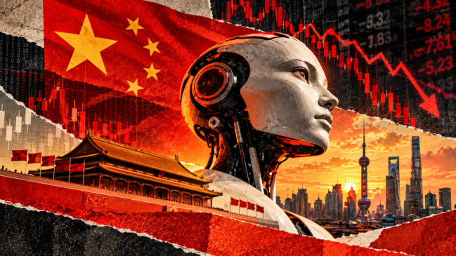 Na China, a bolha da IA já estourou: queda de US$ 480 bilhões acende alerta para o mercado global