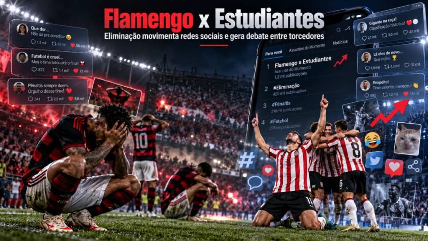 Flamengo perde nos pênaltis para o Estudiantes