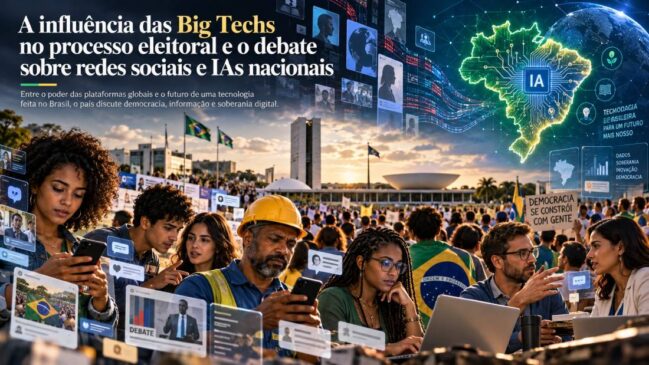 A influência das Big Techs no processo eleitoral e o debate sobre redes sociais e IAs nacionais
