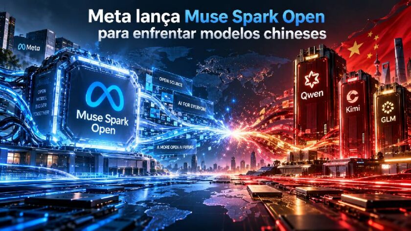 Meta lança Muse Spark Open para competir com a Qwen, Kimi e GLM.