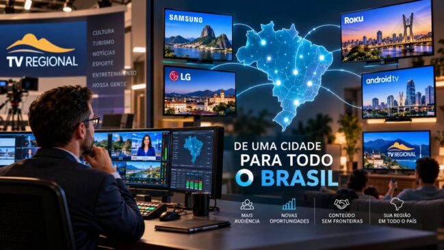Como canais regionais podem conquistar audiência nacional por meio das Smart TVs