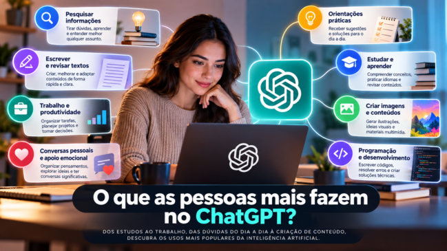 O que as pessoas mais fazem no ChatGPT? Descubra os usos mais populares da inteligência artificial