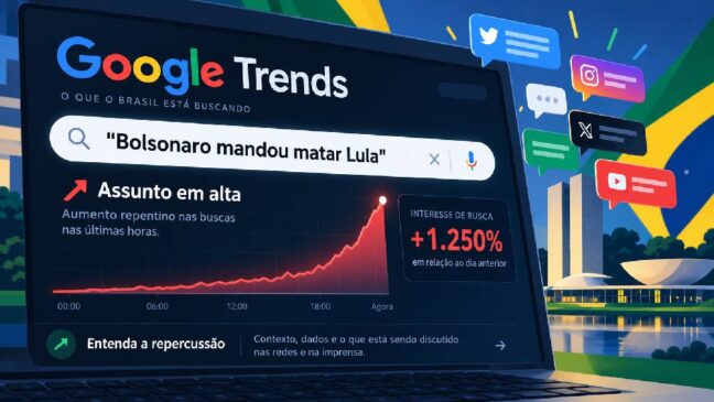 Google Trends: por que a busca ‘Bolsonaro mandou matar Lula’ disparou nesta terça-feira?