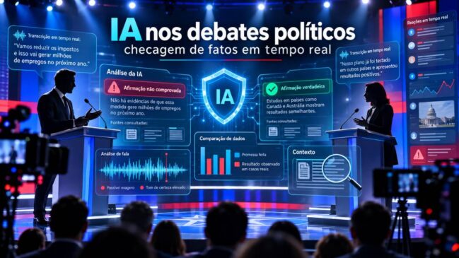 Inteligência artificial nos debates políticos: como a tecnologia pode identificar notícias falsas em tempo real