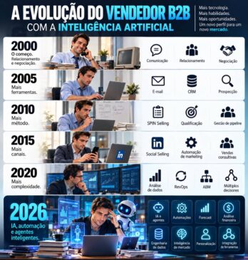 Como a inteligência artificial está transformando o perfil do vendedor B2B