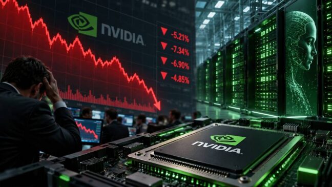 NVIDIA perde bilhões em valor de mercado após temor de crise nos investimentos em IA