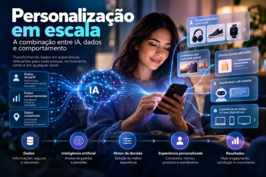 Personalização em escala: como a combinação entre IA, dados e comportamento está transformando a experiência do cliente