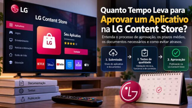Quanto Tempo Leva para Aprovar um Aplicativo na LG Content Store?